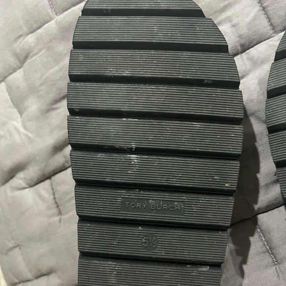 Tory Burch Everly Anatomic Lug Paris Nappa Slide black 5.5 beach - Picture 6 of 6